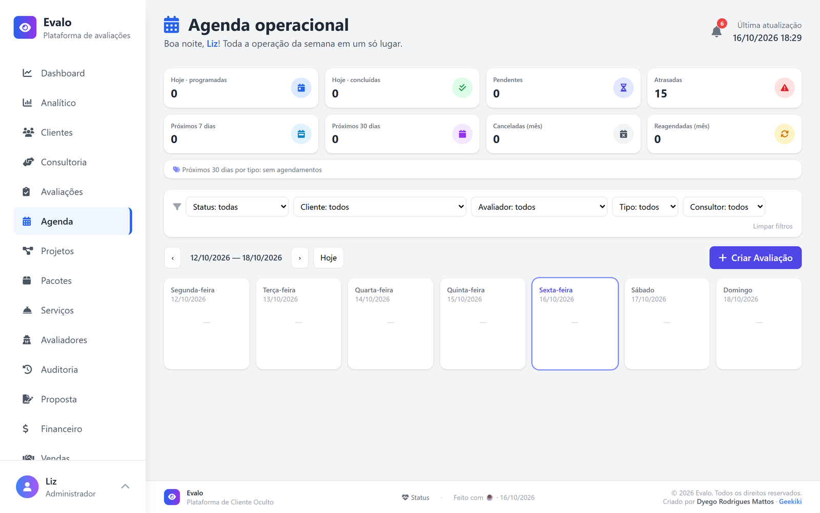 Print Agenda Evalo